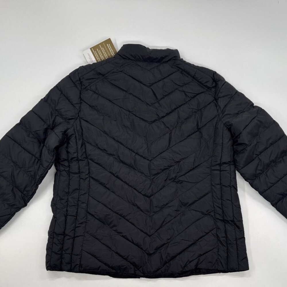 GAP Puffer Jacket Womens Black XL Primaloft Zip Pockets Cold Control Lite NEW - Picture 14 of 14